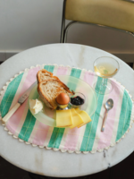 Tarta Gelatina Biscuit Placemats Set of 2 - Green/Pink