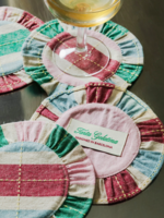 Tarta Gelatina Ruffled Coaster Set