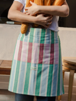 Tarta Gelatina Short Striped Apron