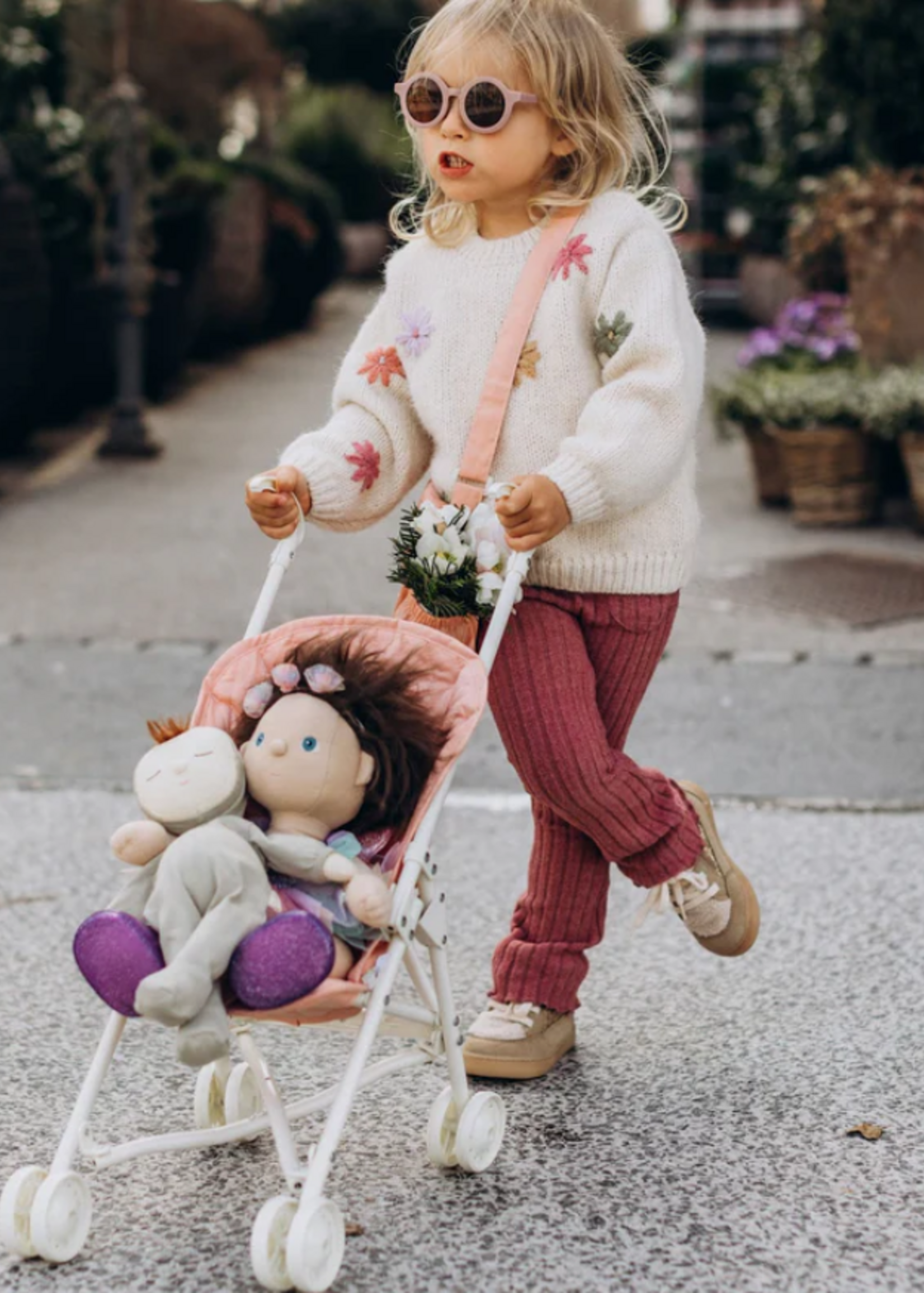 Ollie Ella Sollie Stroller - Rose Rose