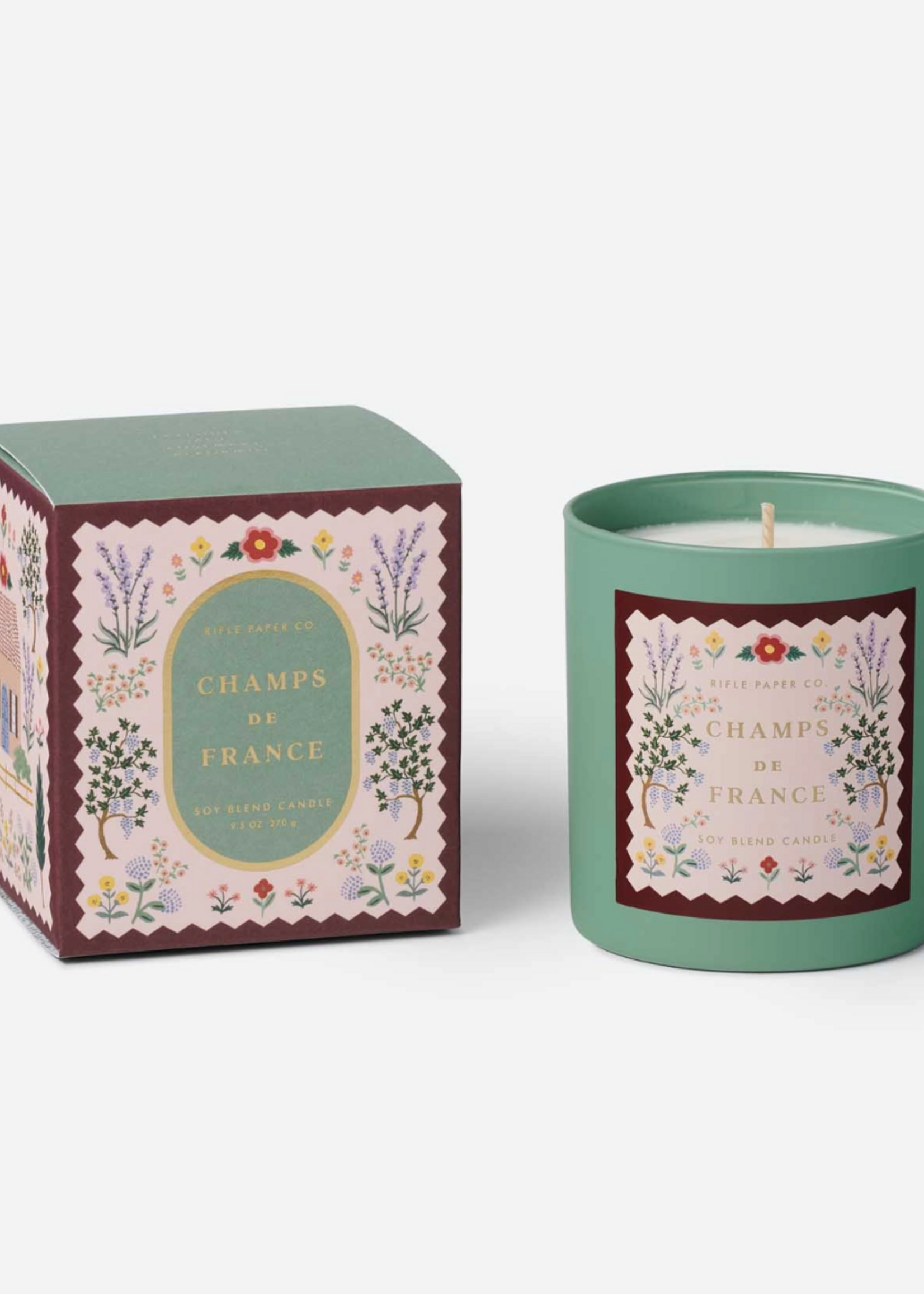 Rifle Paper Co. Country Farm Champs De France 9 oz Glass Candle