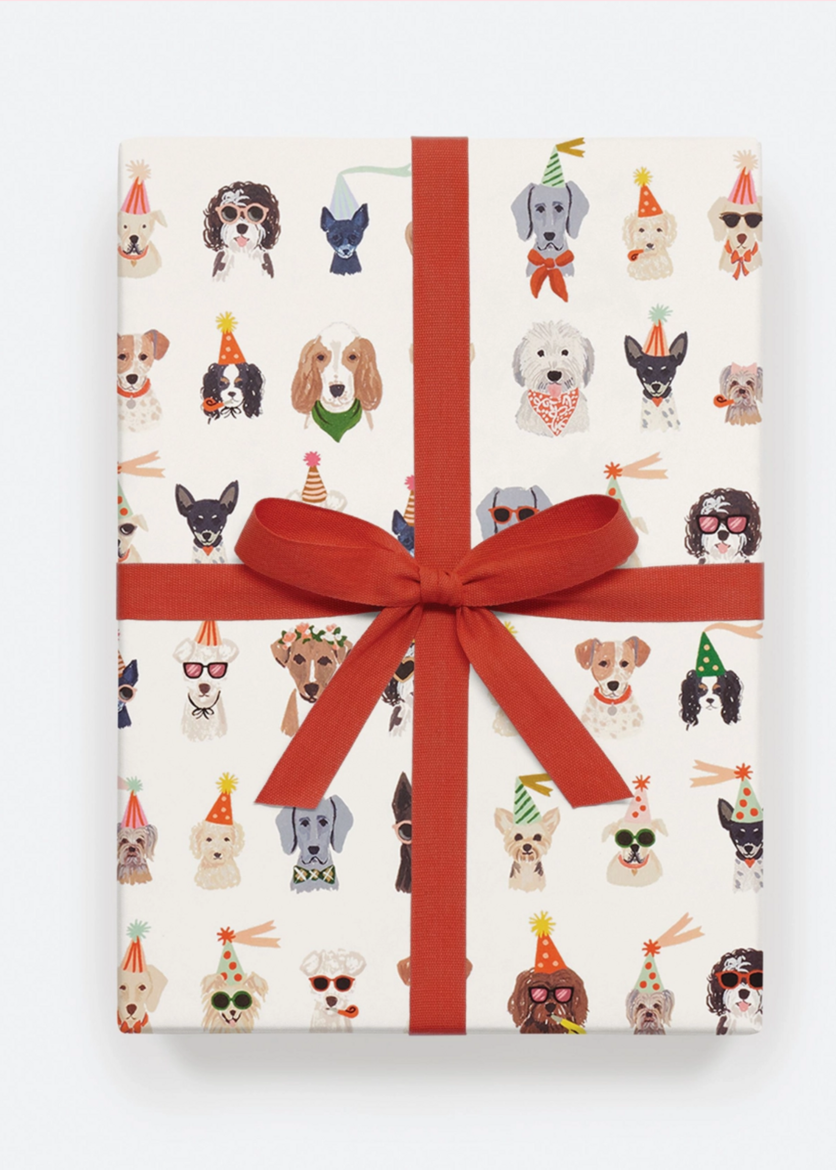 Rifle Paper Co. Roll of 3 Party Pups Wrapping Sheets