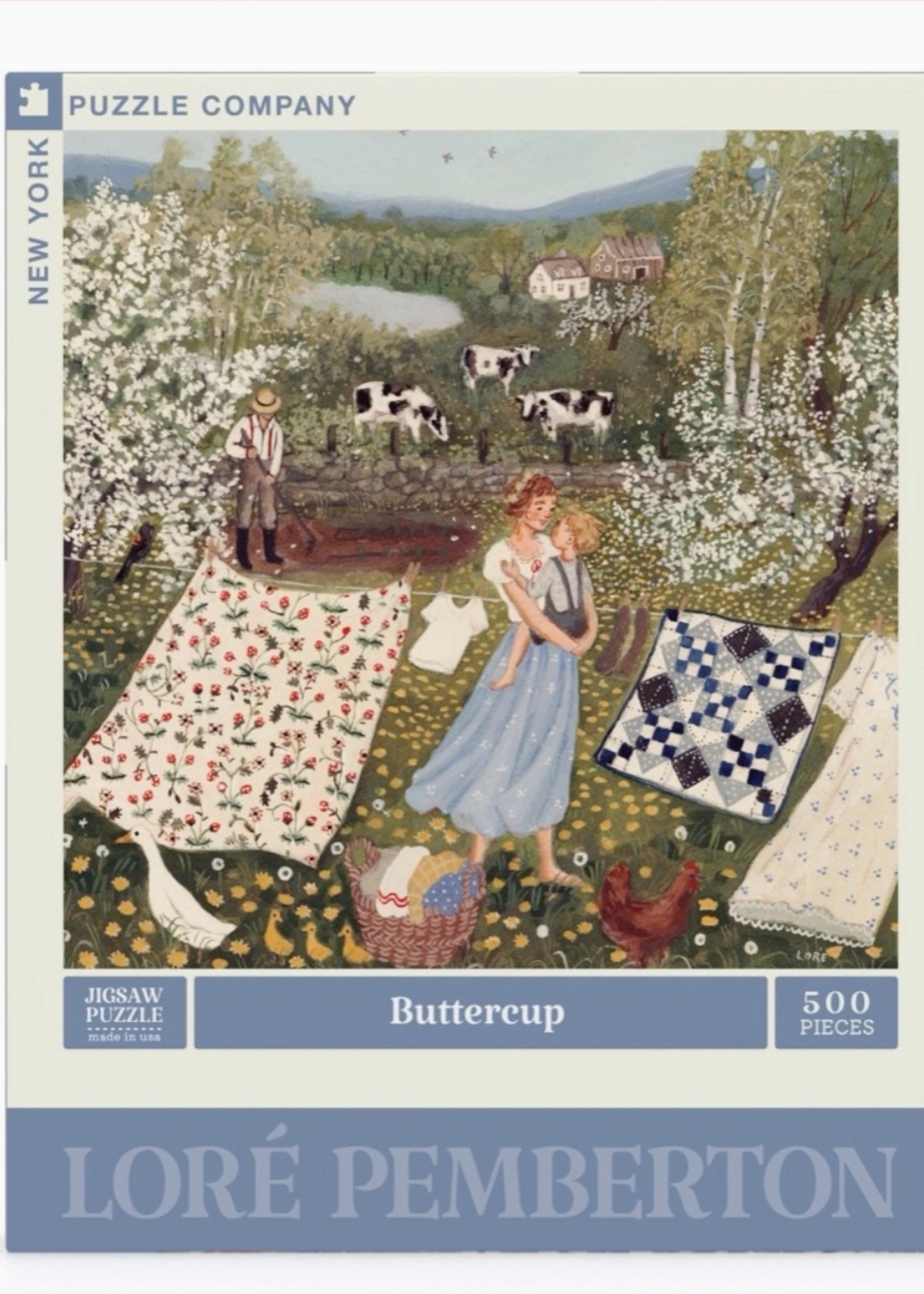 New York Puzzle Company Buttercup 500 Piece Jigsaw Puzzle