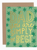 Pippi Post Dad You Are Simply The Best Father's Day Card