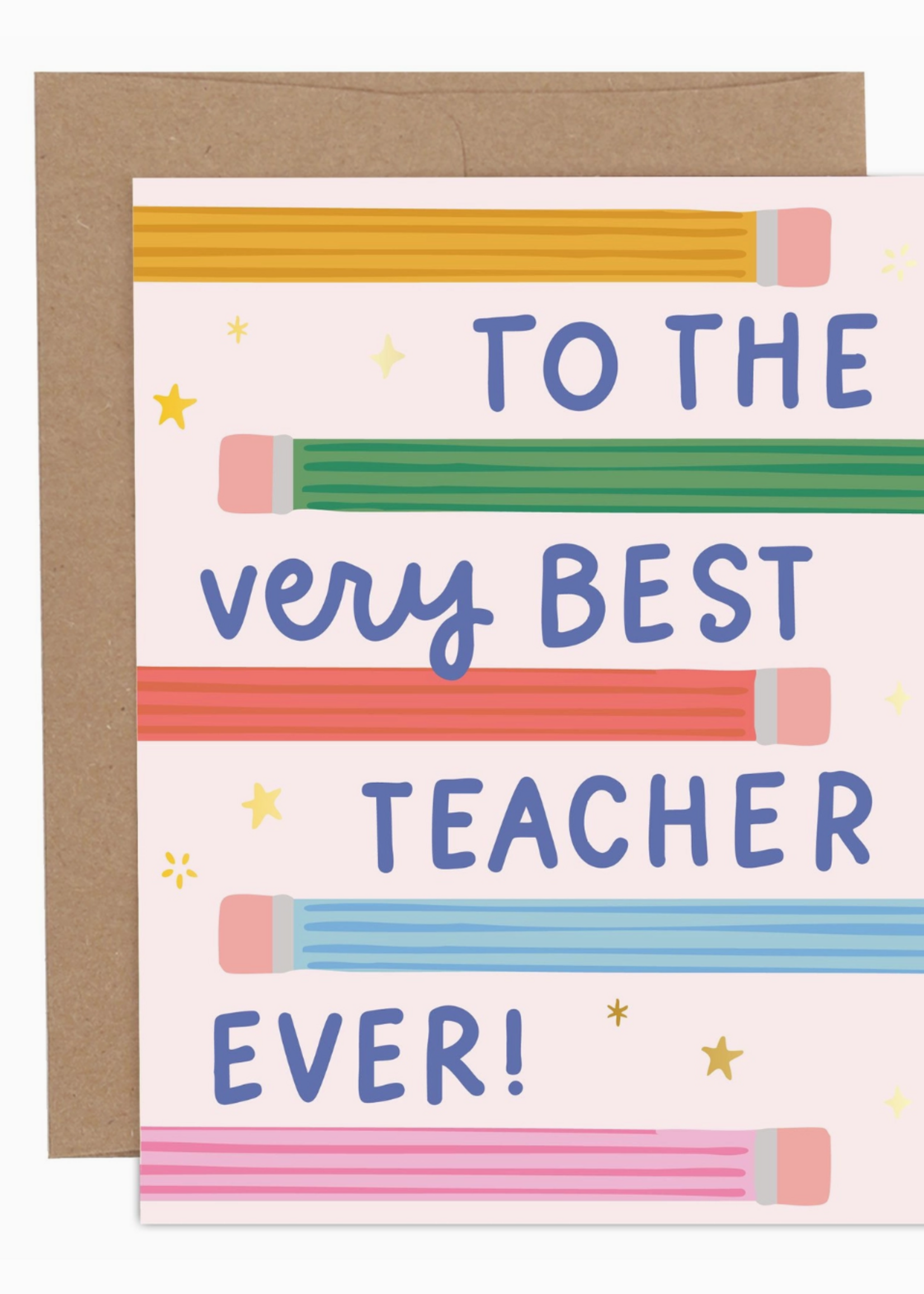 Pippi Post To The Very Best Teacher Ever Greeting Card