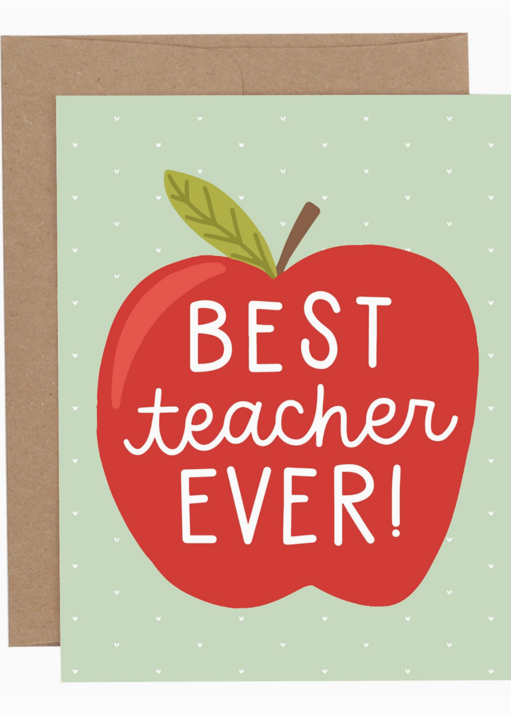 Pippi Post Best Teacher Ever Greeting Card