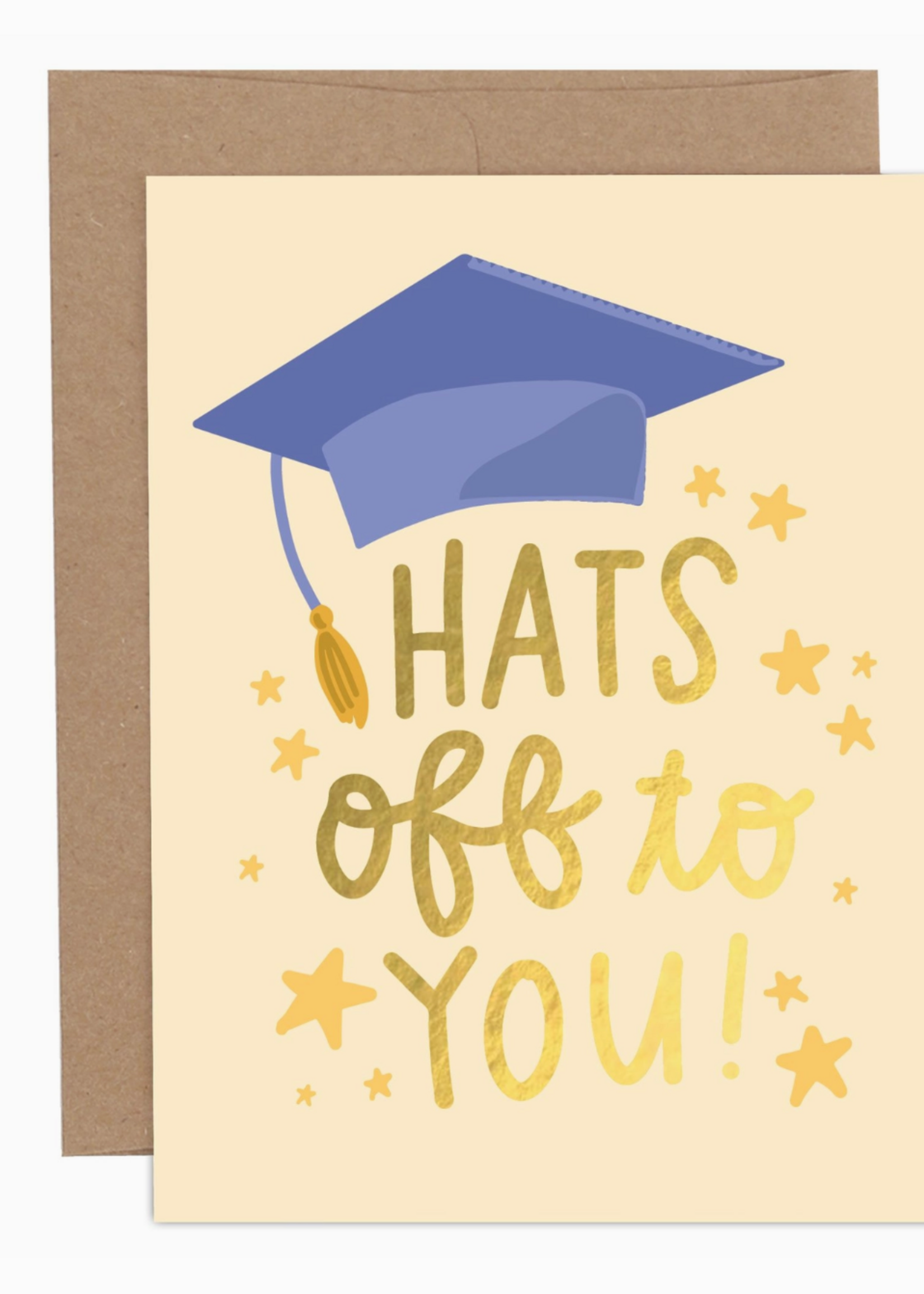 Pippi Post Hats Off To You Graduation Card