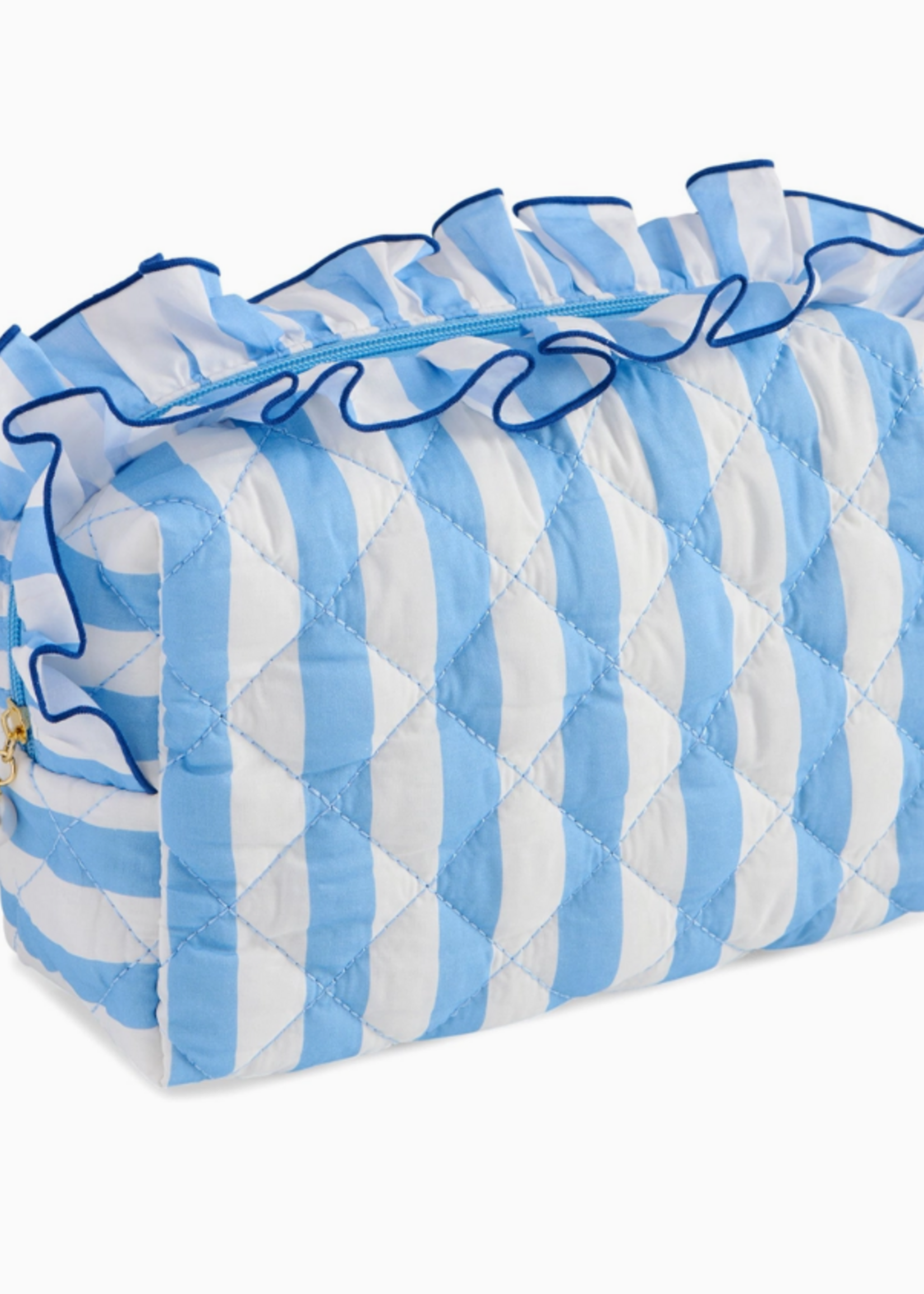 Shiraleah Fancy Large Zip Pouch  BLUE