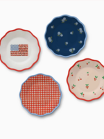 Rifle Paper Co. Americana Melamine Assorted Dessert Plates