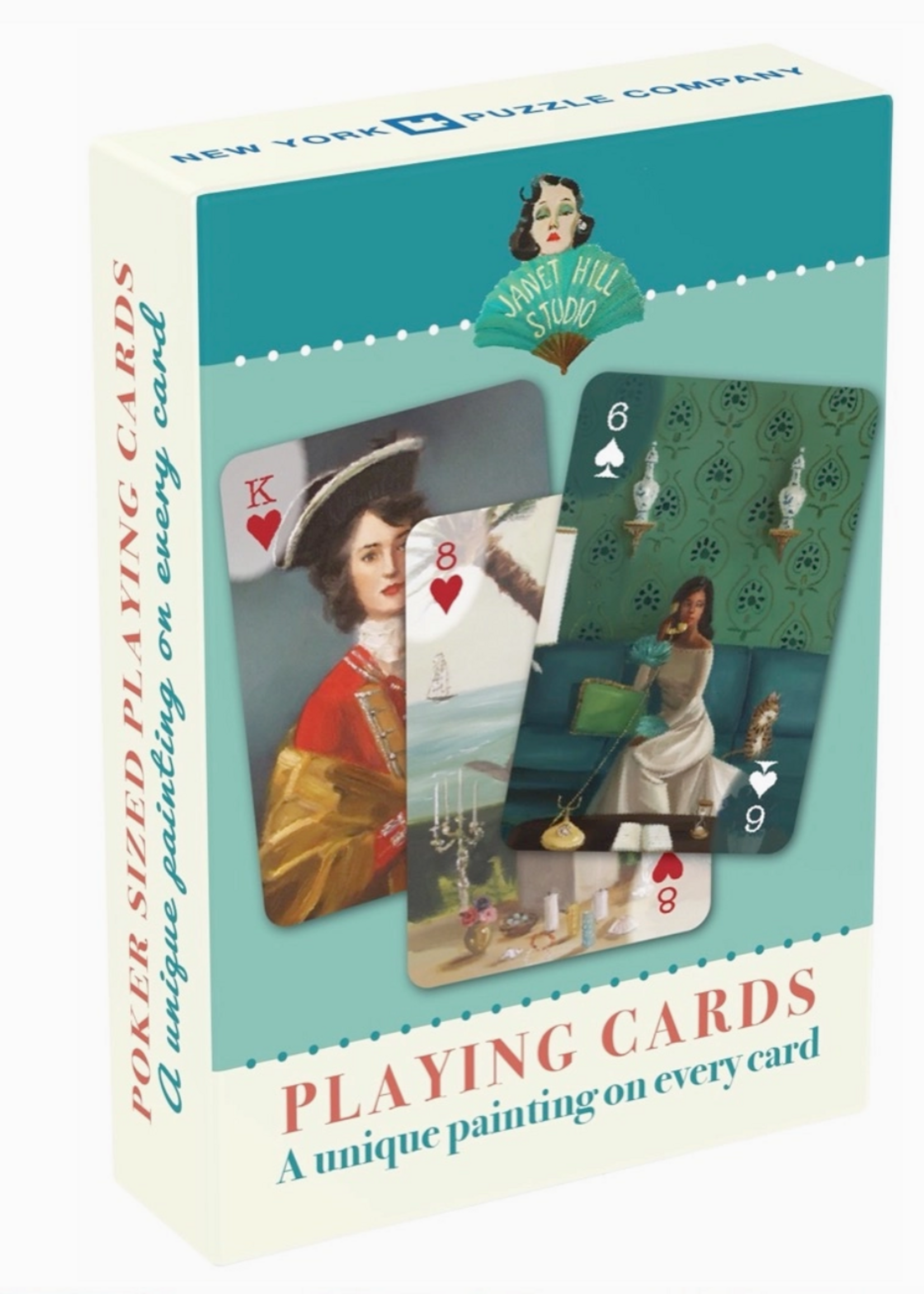 New York Puzzle Company Janet Hill Playing Cards Standard Deck