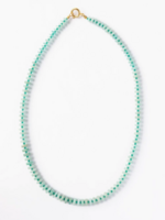 Ink + Alloy Vivianne Amazonite with Green Onyx Necklace 18"