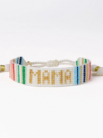 Ink + Alloy Gabby "Mama" Adjustable Beaded Bracelet Rainbow Wholesale