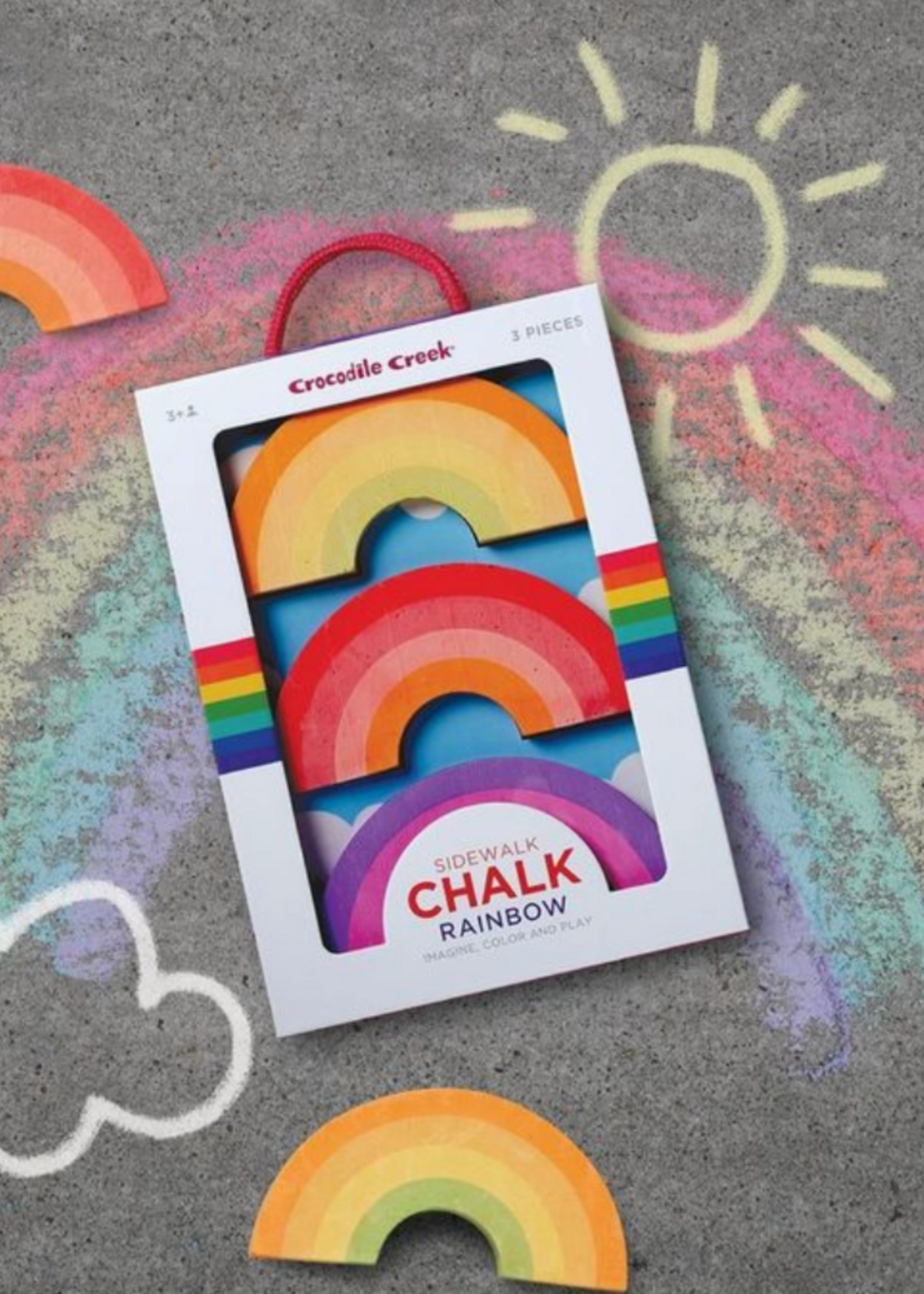 Crocodile Creek Inc. Sidewalk Chalks - Rainbow