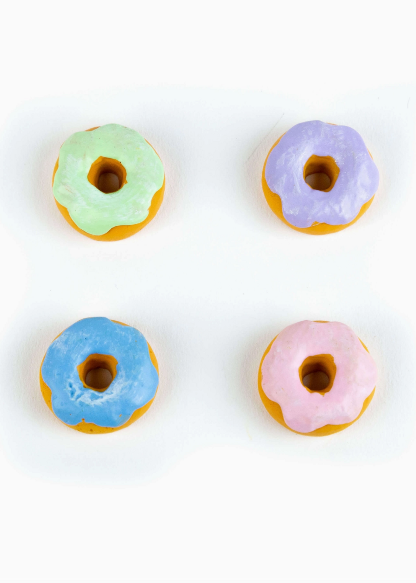 Three by Three Seattle Colorful Donut Magnets Iconic Packaging