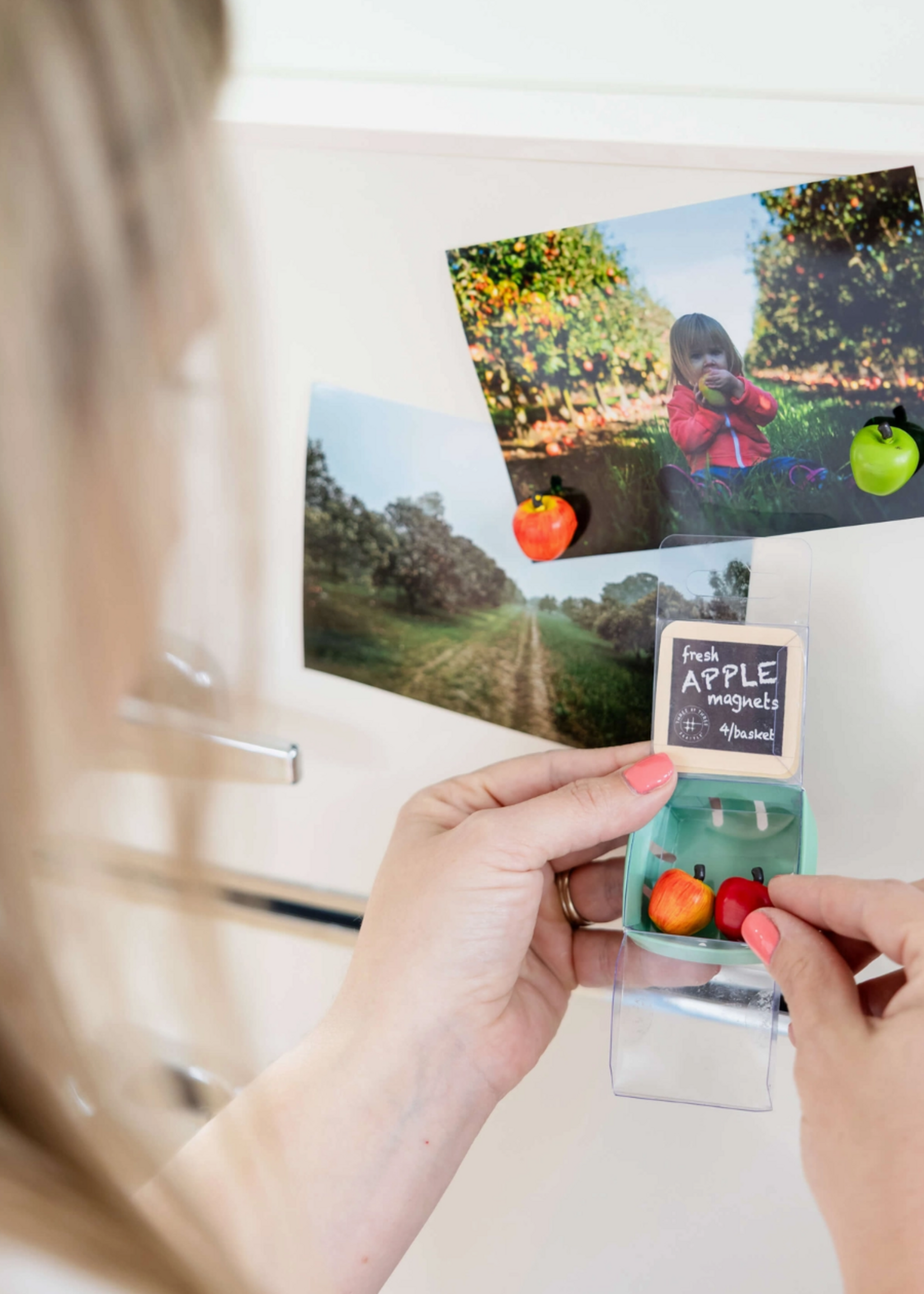 Three by Three Seattle Apple Magnets Iconic Packaging
