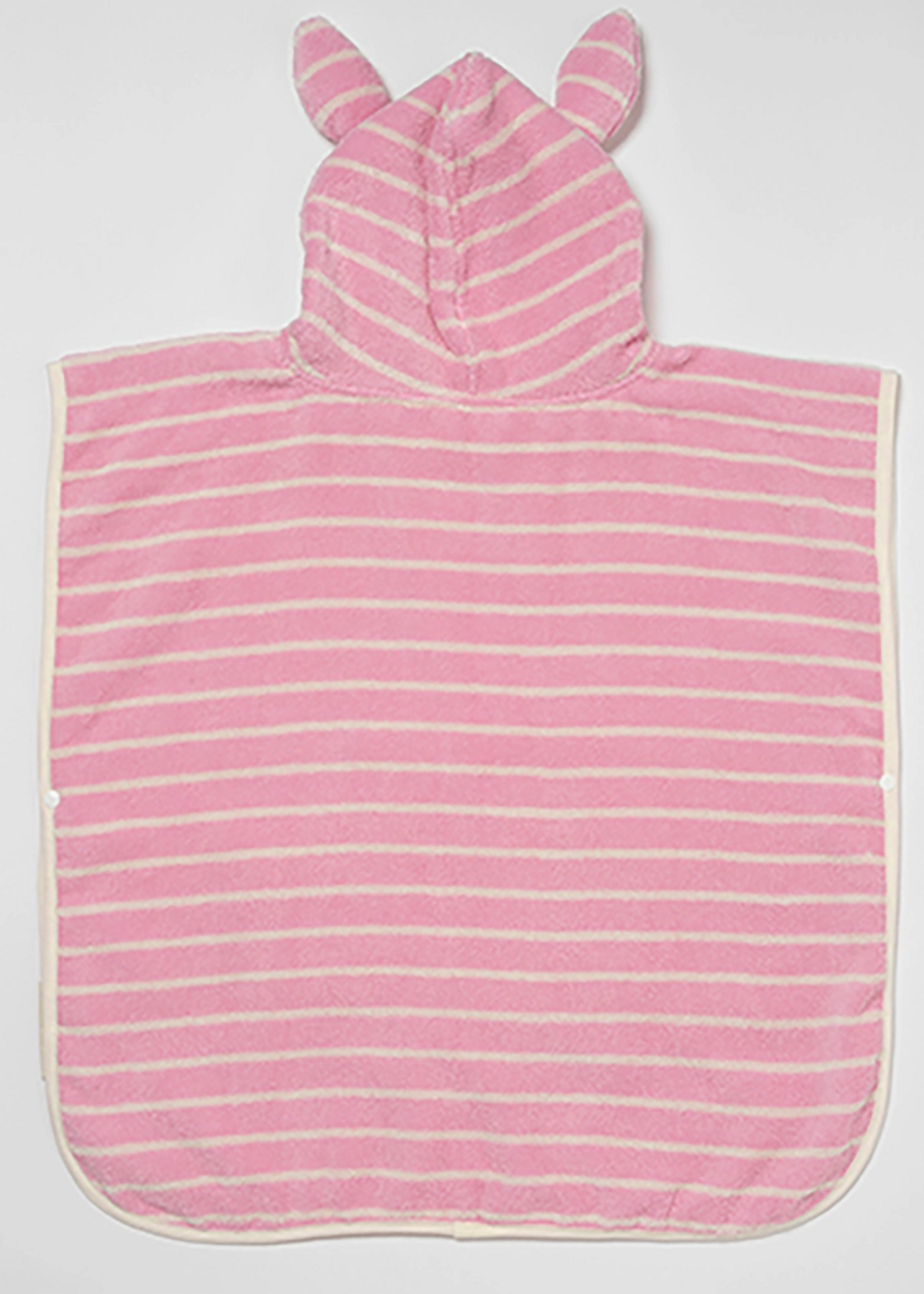 Sunny Life Kids Character Hooded Towel Cotton Candy Pink Stripe
