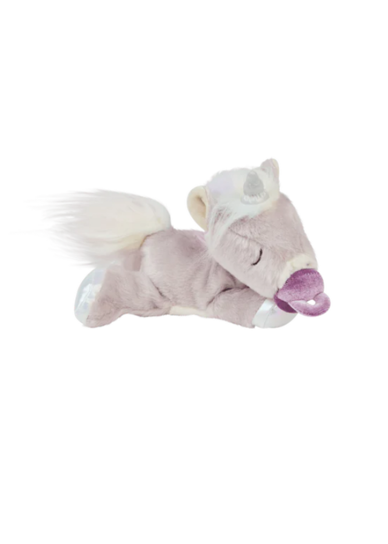 Ollie Ella Binky Baby Unicorn - Glitter Lilac