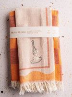 Olive & Loom Pasta - Hand Stitched Kitchen Towel