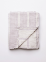 Olive & Loom Stripe Baby Blanket -Lilac