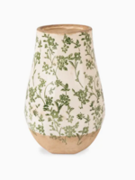 Blossom Bucket & Crossroads Cottage Bloom Green Floral Vase