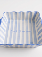 Co. House Designs Kinsey Scallop Baker -BLUE