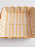 Co. House Designs Kinsey Scallop Baker -Orange