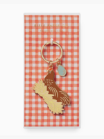 Rifle Paper Co. Chicken Enamel Keychain