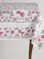 Mahogany Pomergrante Pink Tablecloth   60"X120"