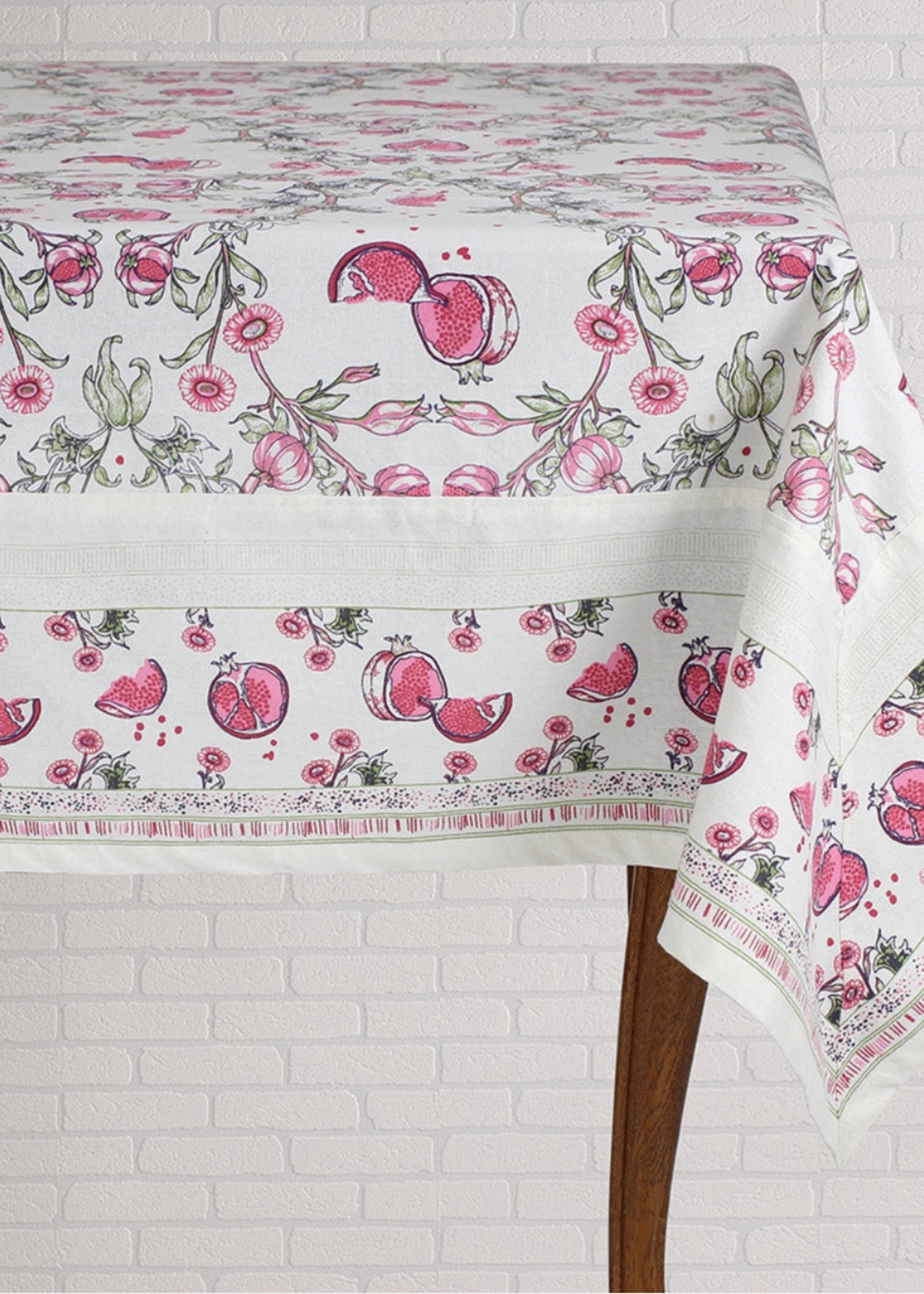 Mahogany Pomergrante Pink Tablecloth   60"X120"