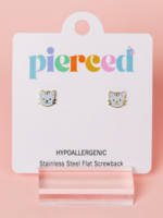 Pierced Gray Cat