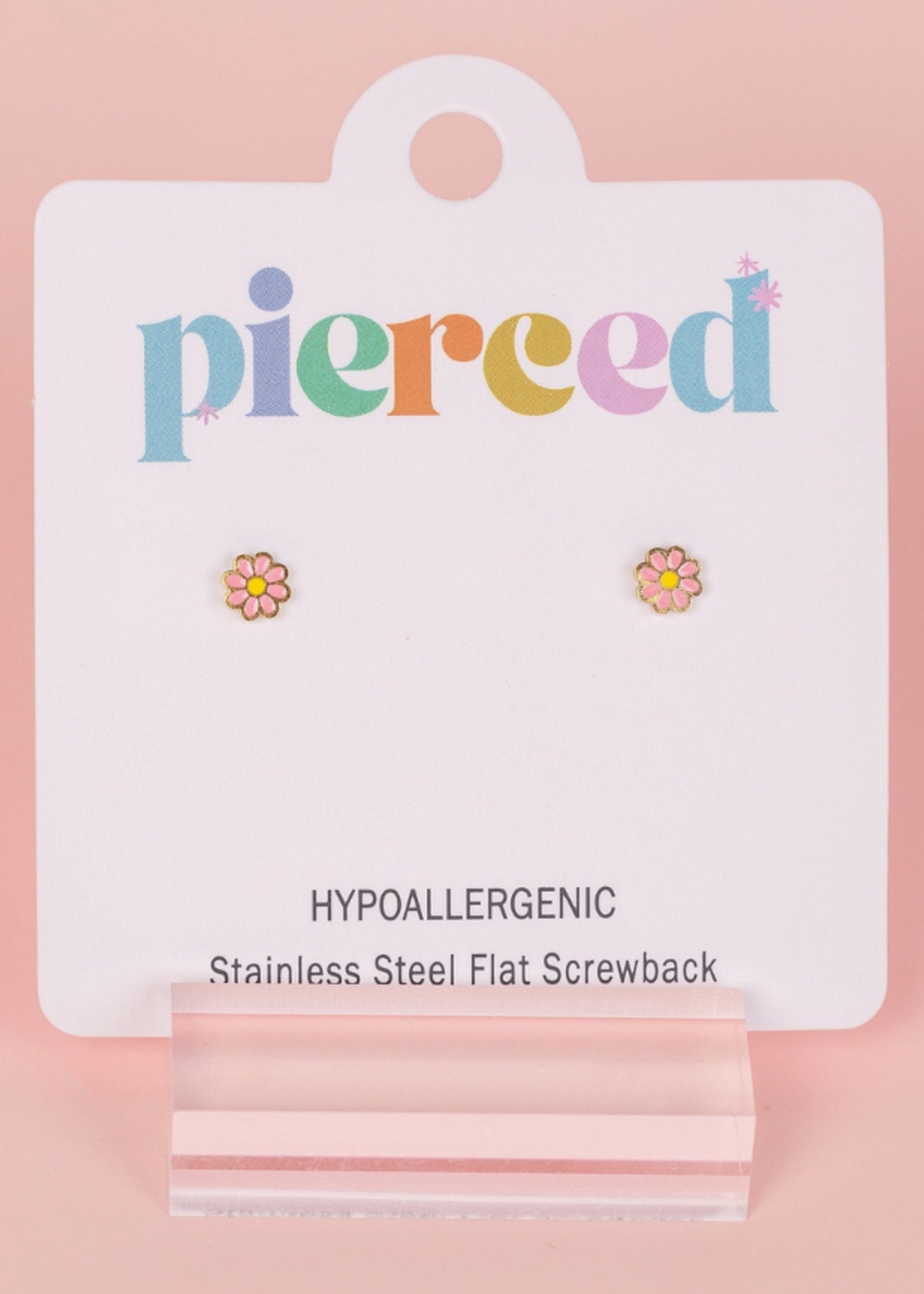 Pierced Tiny Pink Daisy