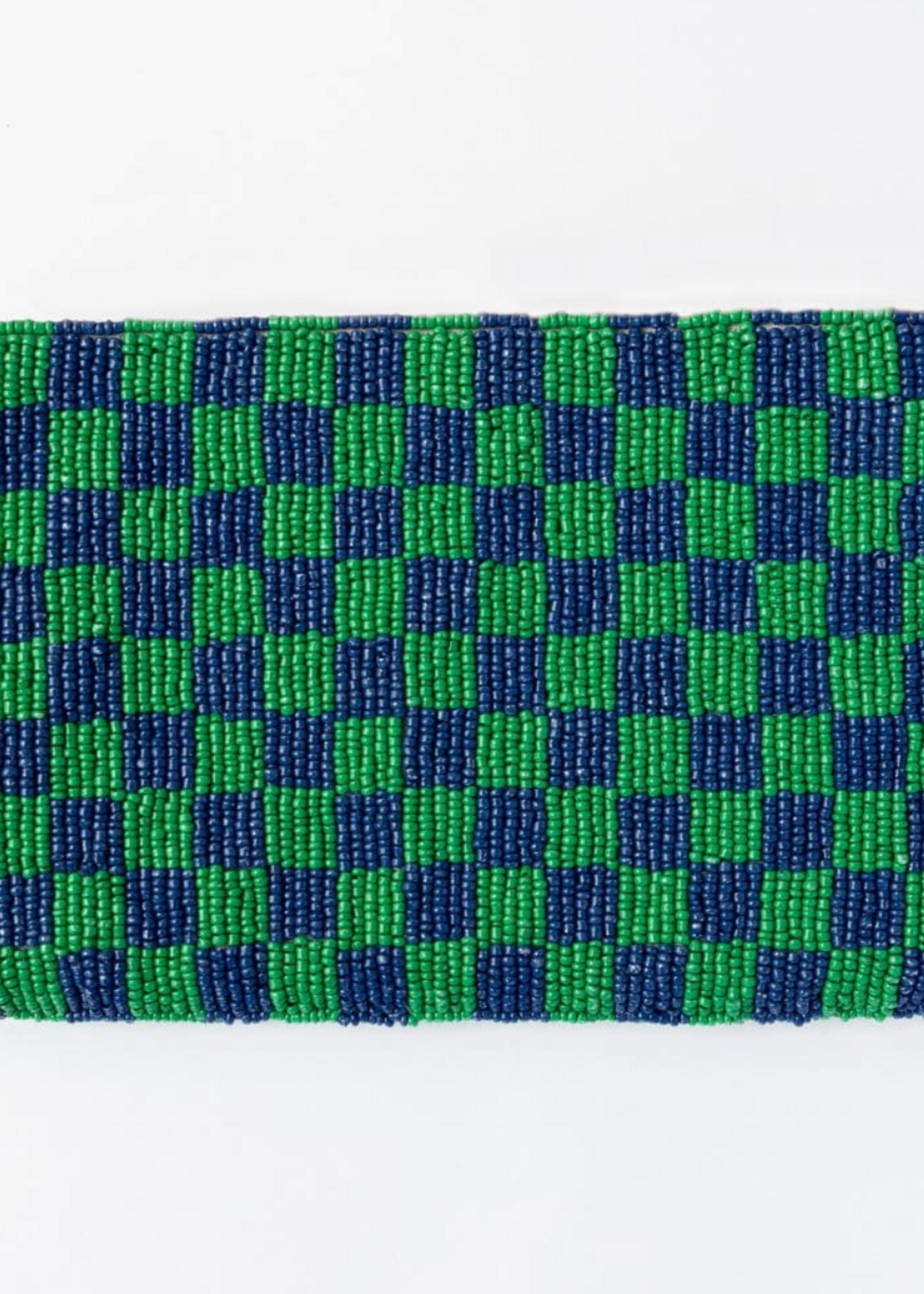 Ink + Alloy Leila Cherries Seed Bead Clutch with Strap