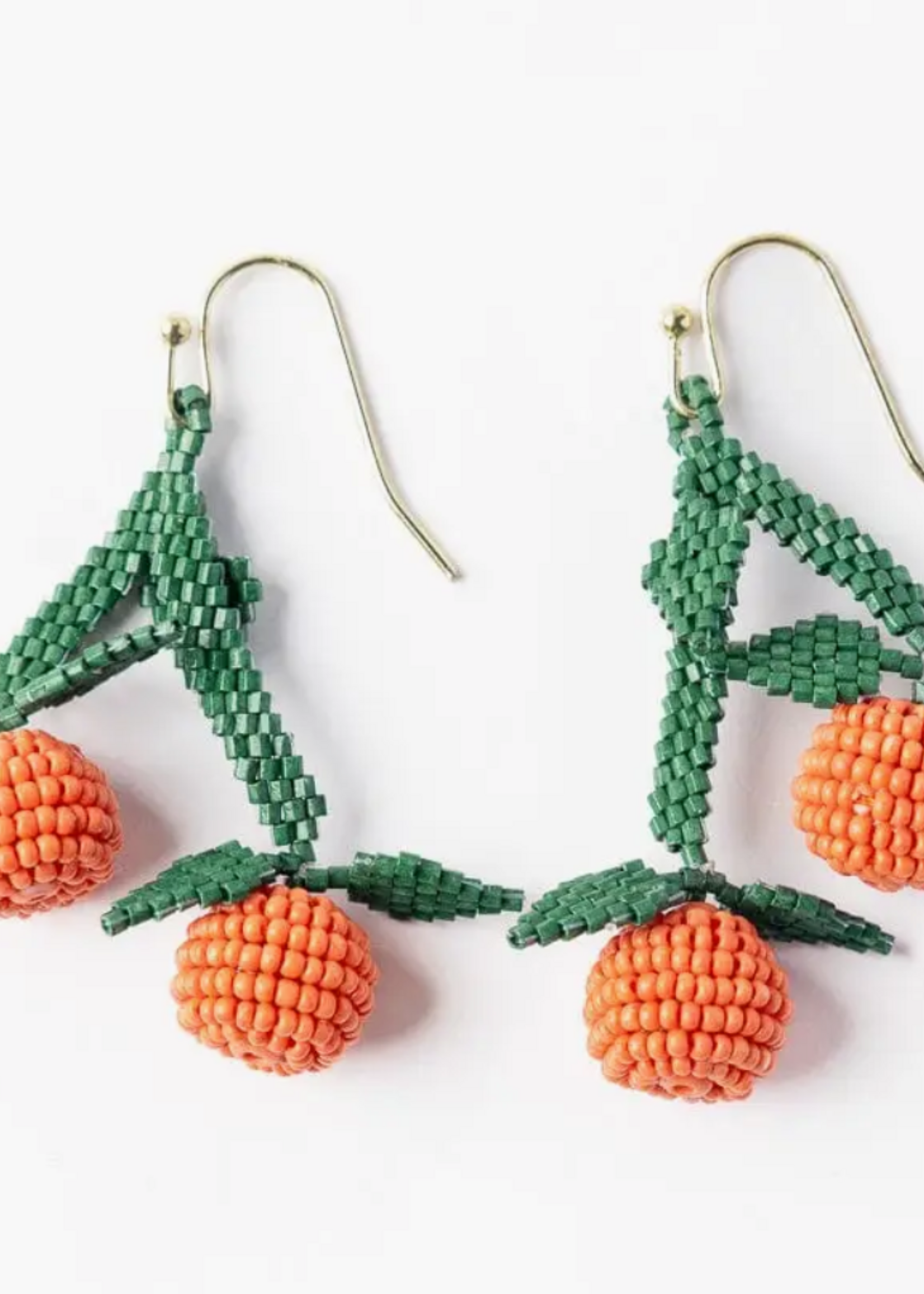 Ink + Alloy Lottie Clementine Dangle Luxe Earring Orange