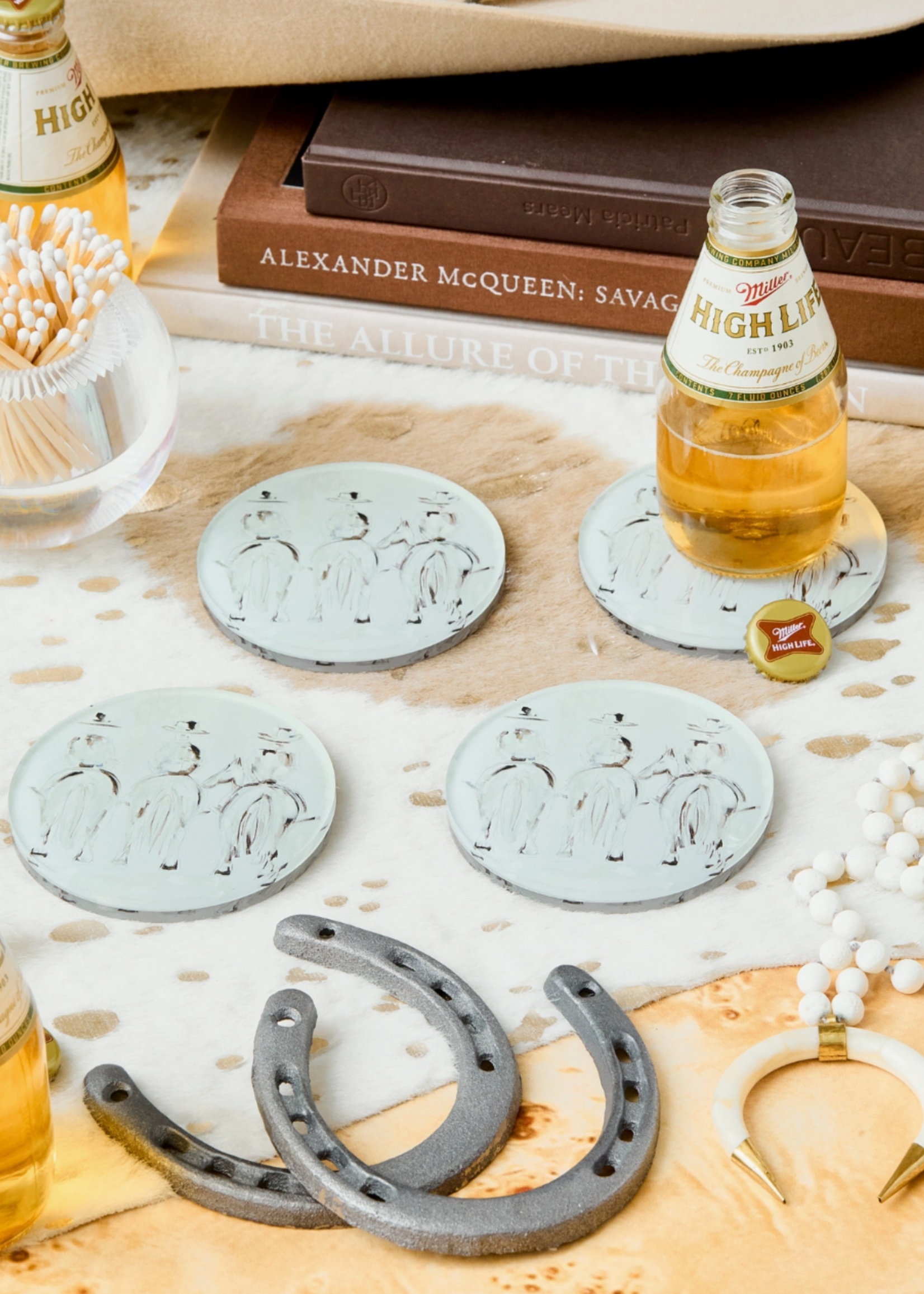 Tart by Taylor Three Amigos Coaster   Boxed Set of 4