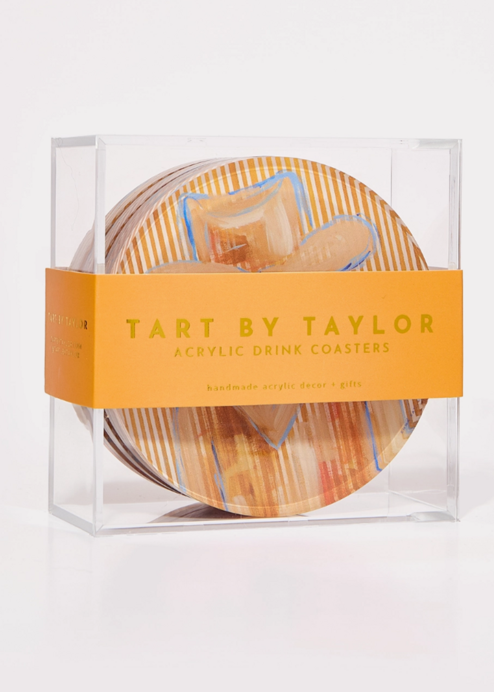 Tart by Taylor Outlaw Coaster   Boxed Set of 4