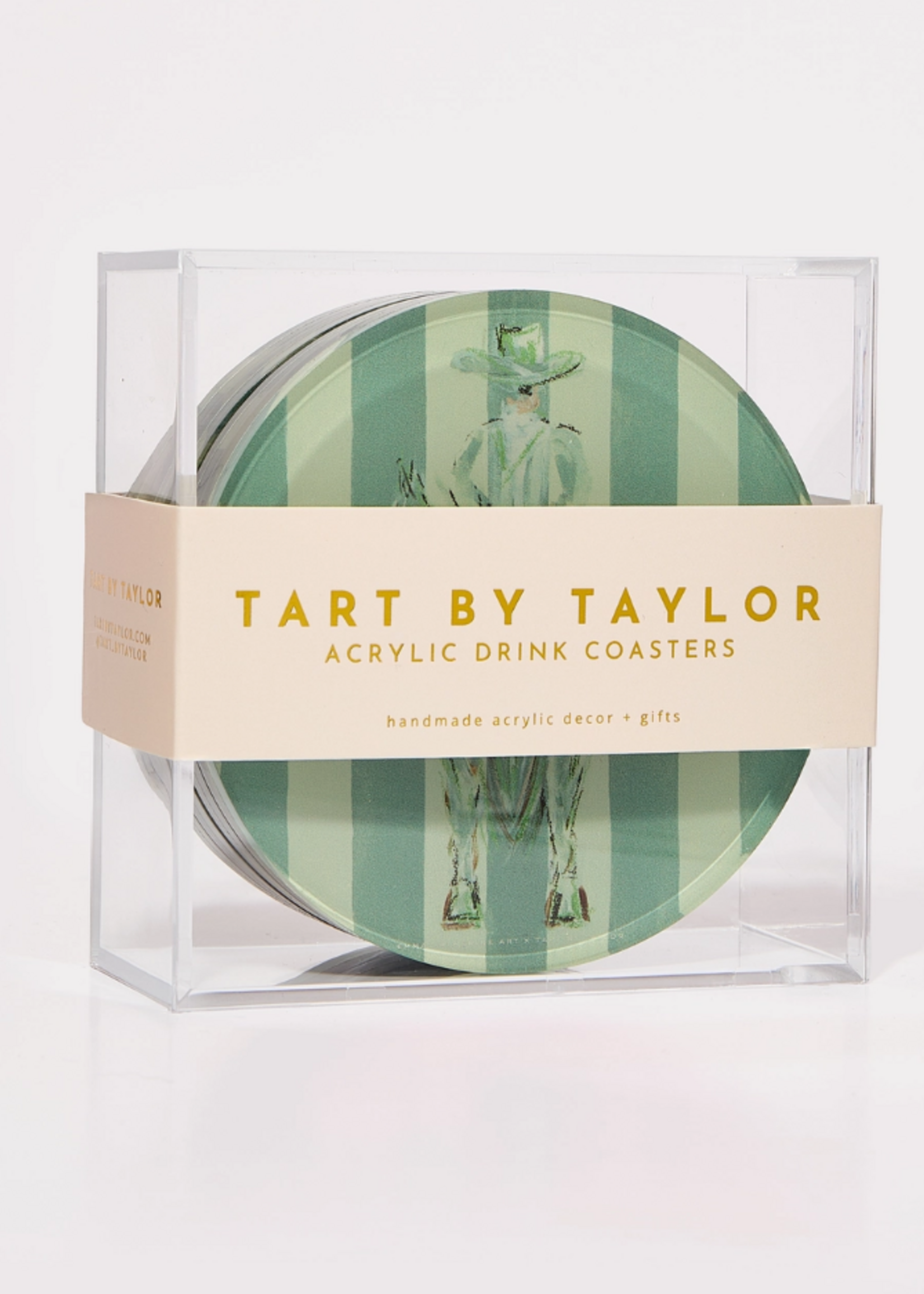 Tart by Taylor Trailblazer Coaster   Boxed Set of 4
