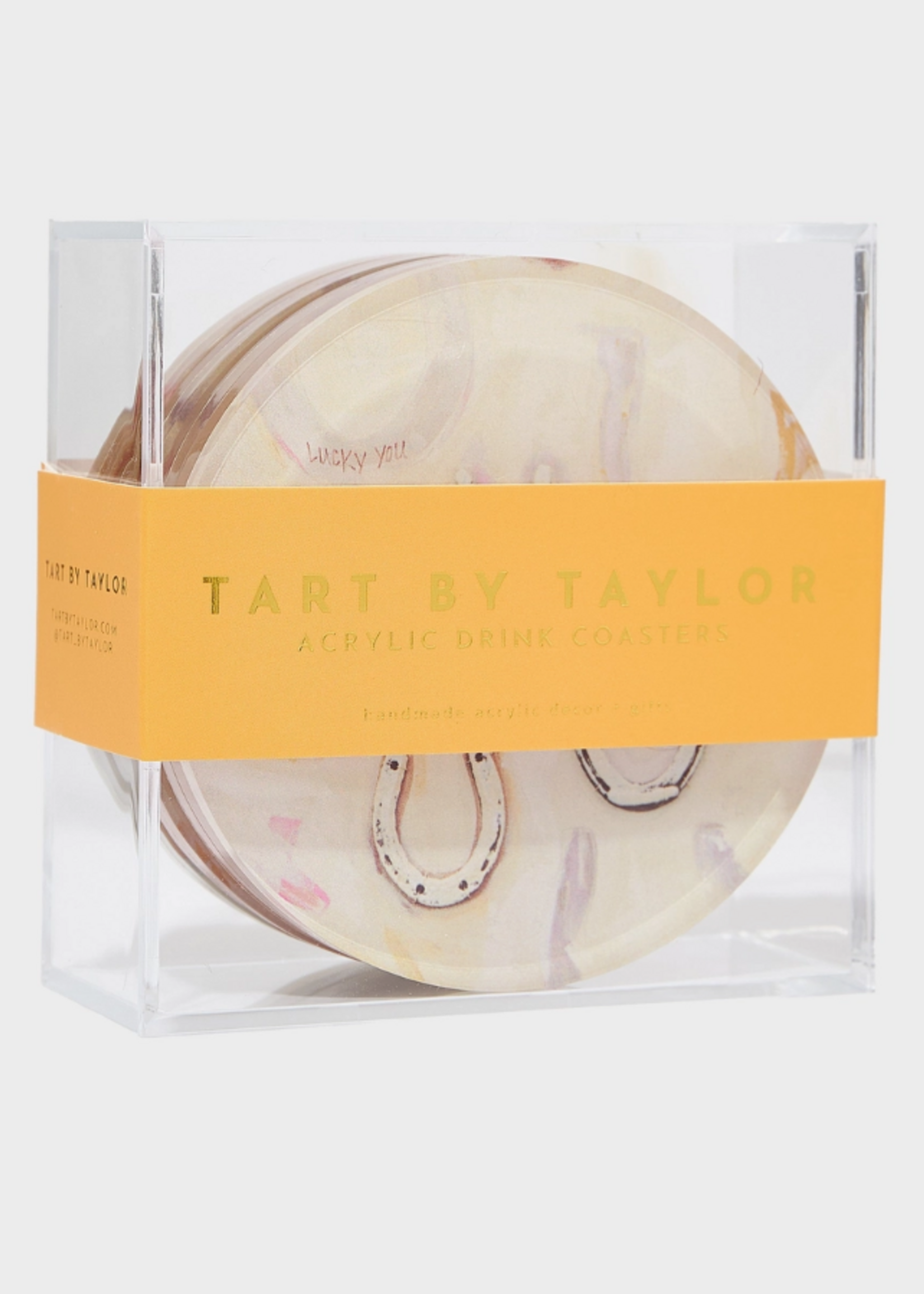 Tart by Taylor Lucky You Coaster   Boxed Set of Four