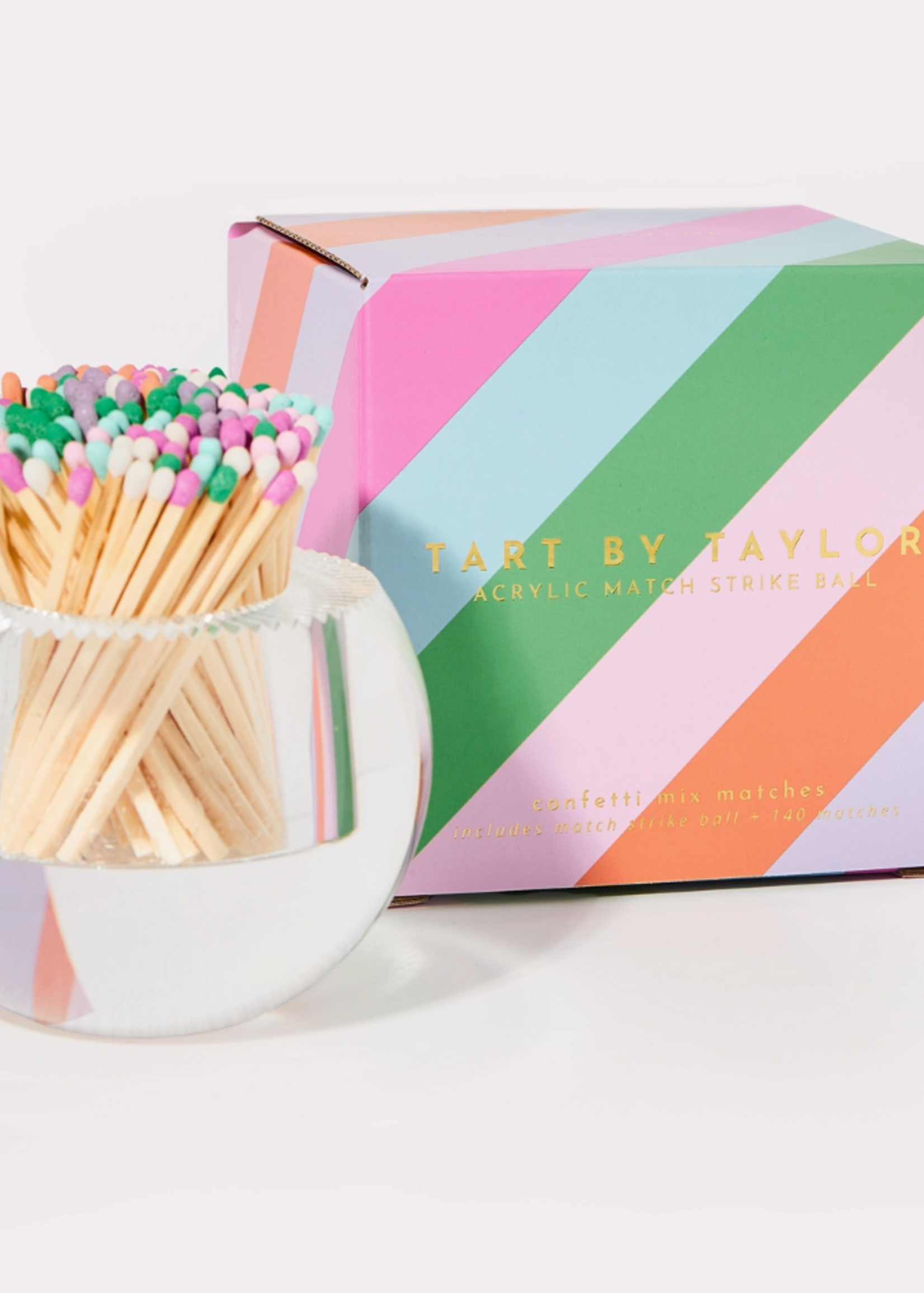 Tart by Taylor Round Match Striker - Confetti Matches