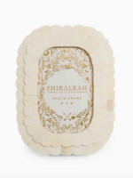 Shiraleah Roma 4" X 6" Oblong Picture Frame,Ivory