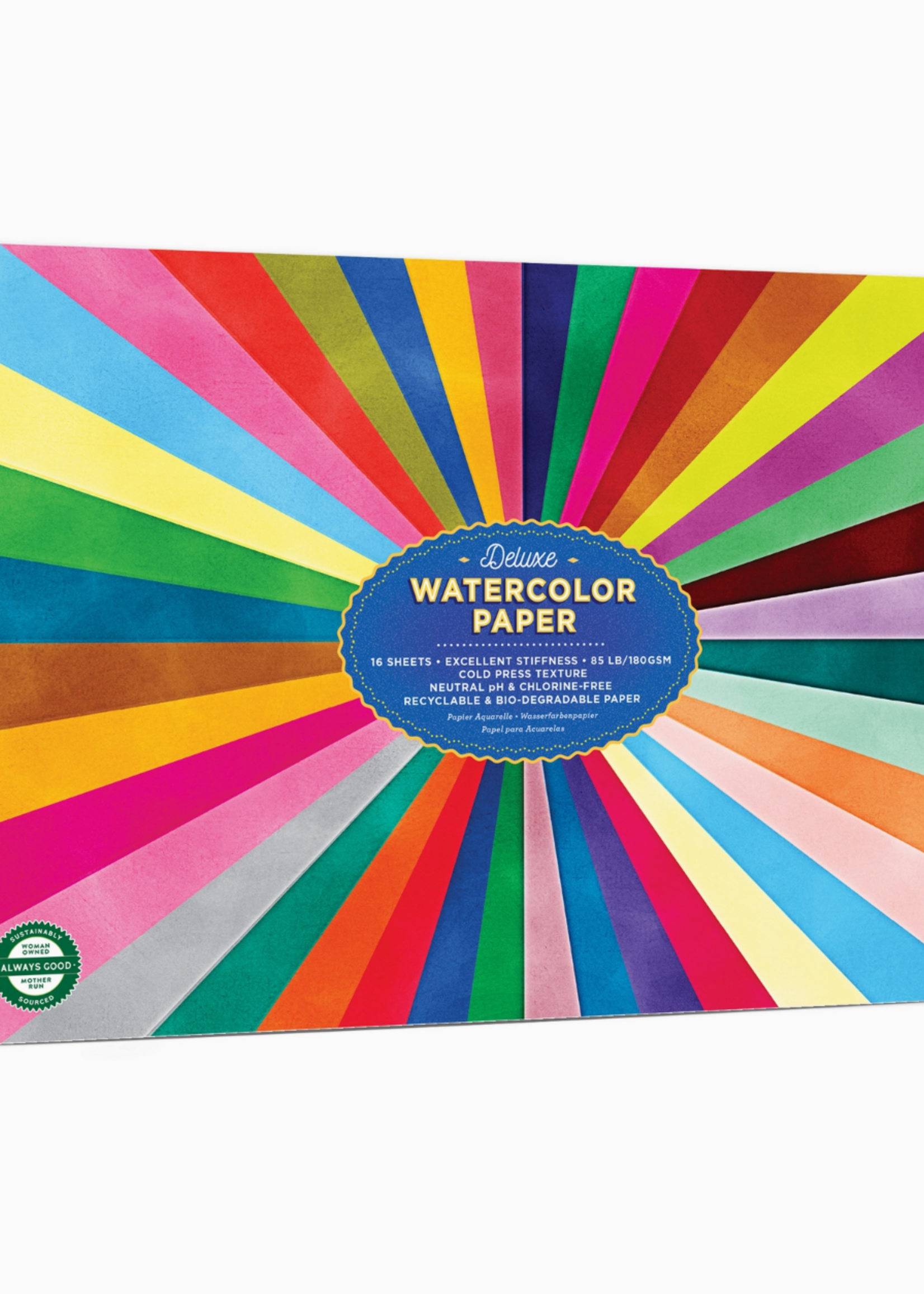 eeboo Rainbow Cold Press Watercolor Pad