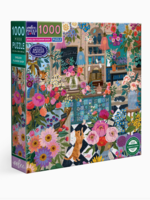 eeboo English Flower Shop 1000 Piece Puzzle