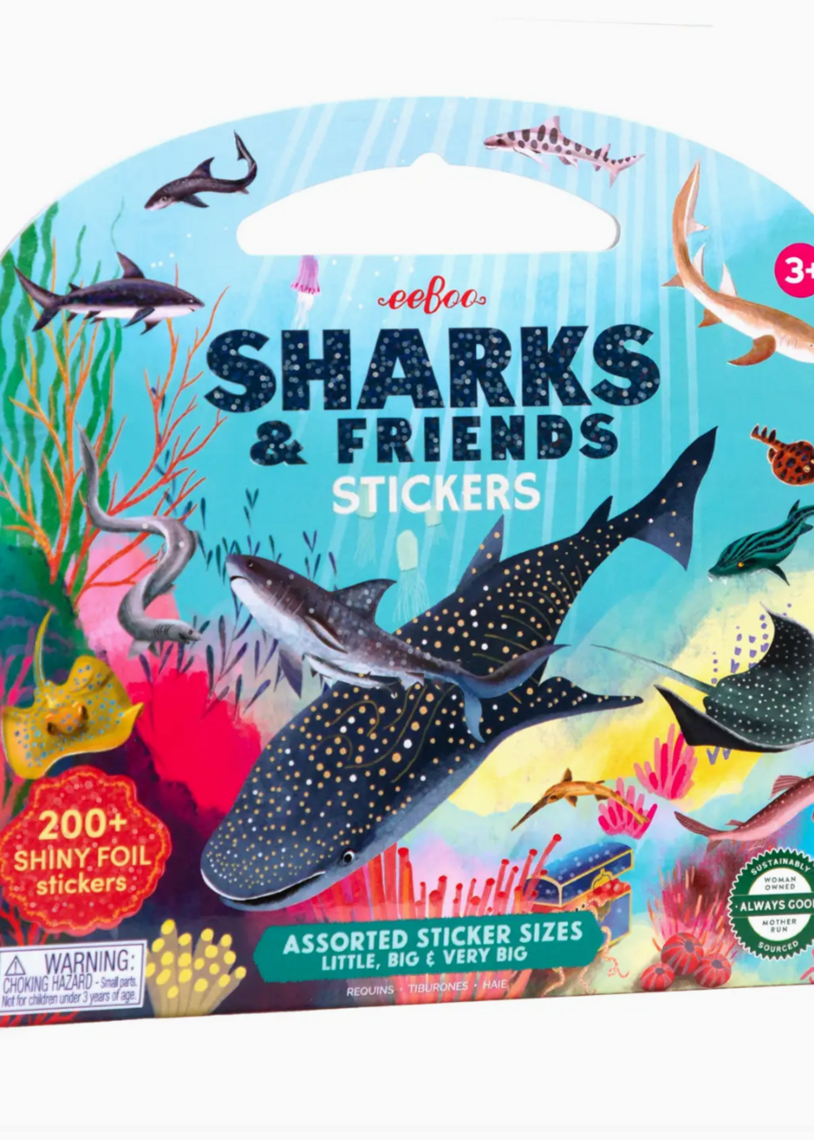 eeboo Sharks & Friends Stickers