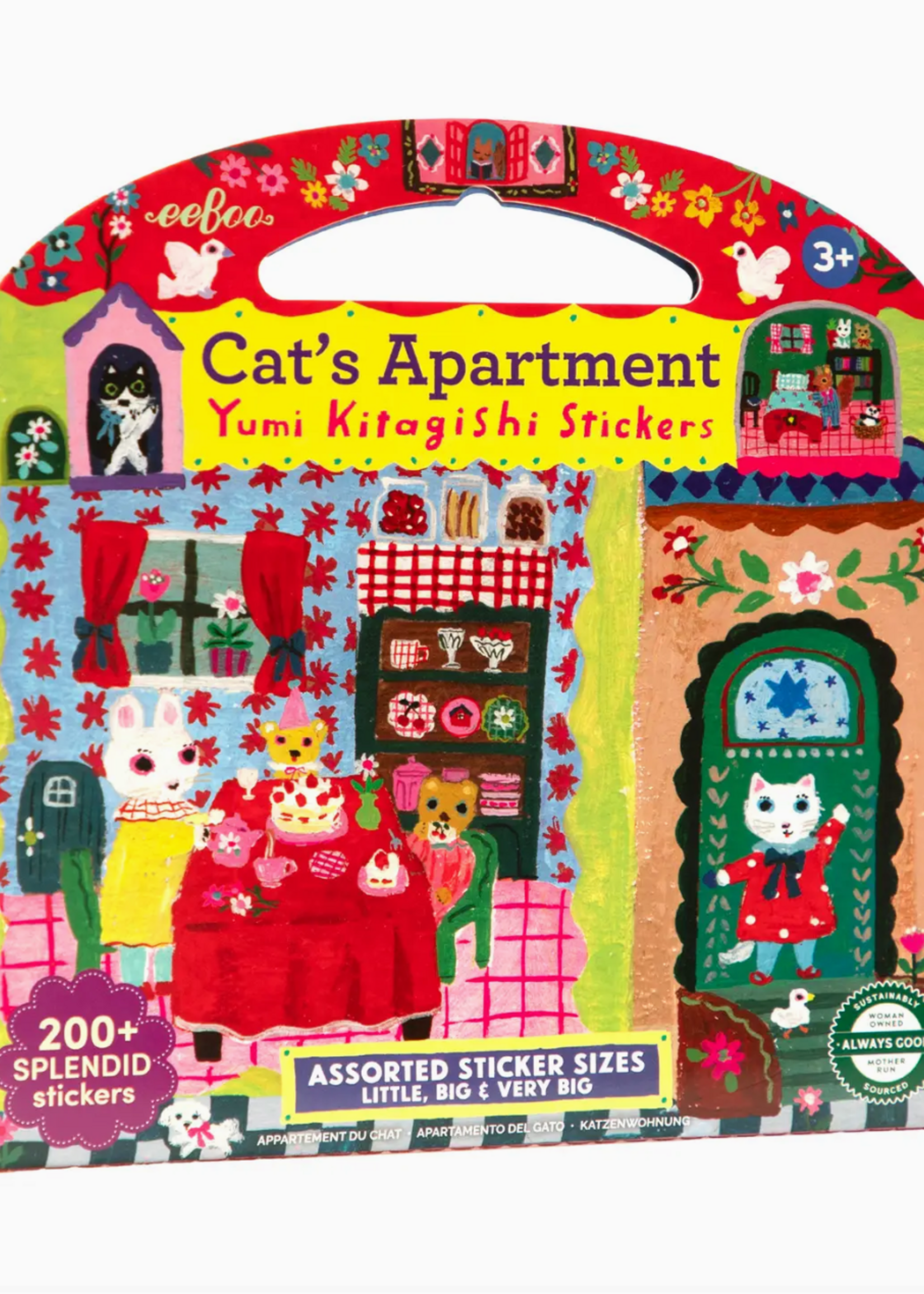 eeboo Cat's Apartment Stickers