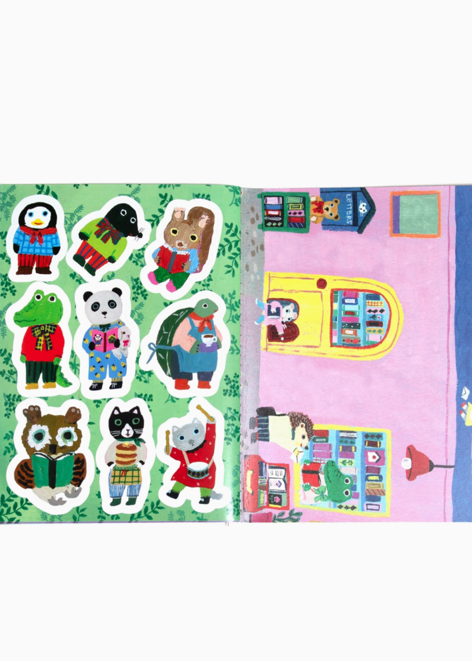 eeboo Cat's Apartment Stickers