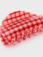 CHUNKS Suki Claw in Red Plaid