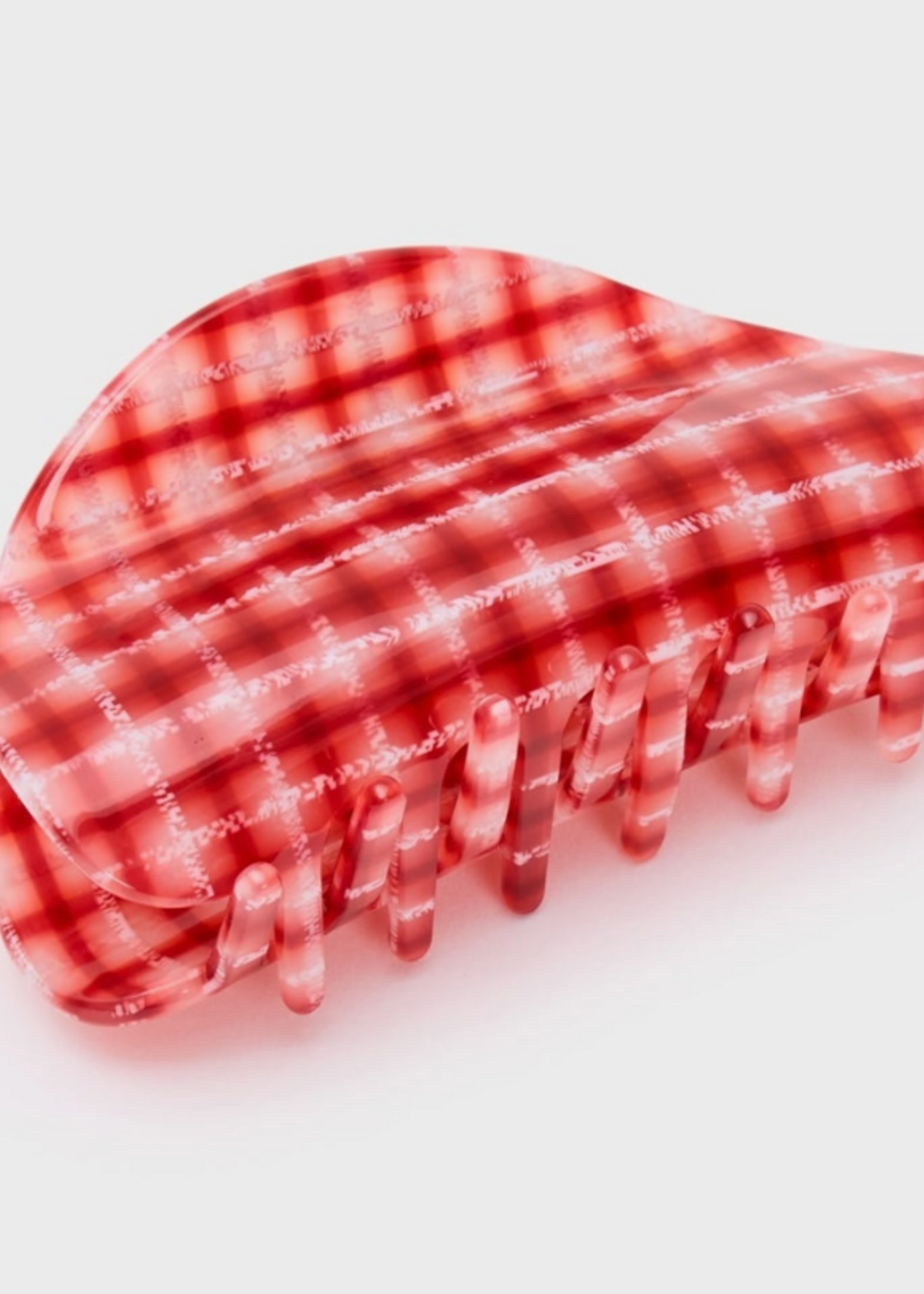 CHUNKS Suki Claw in Red Plaid