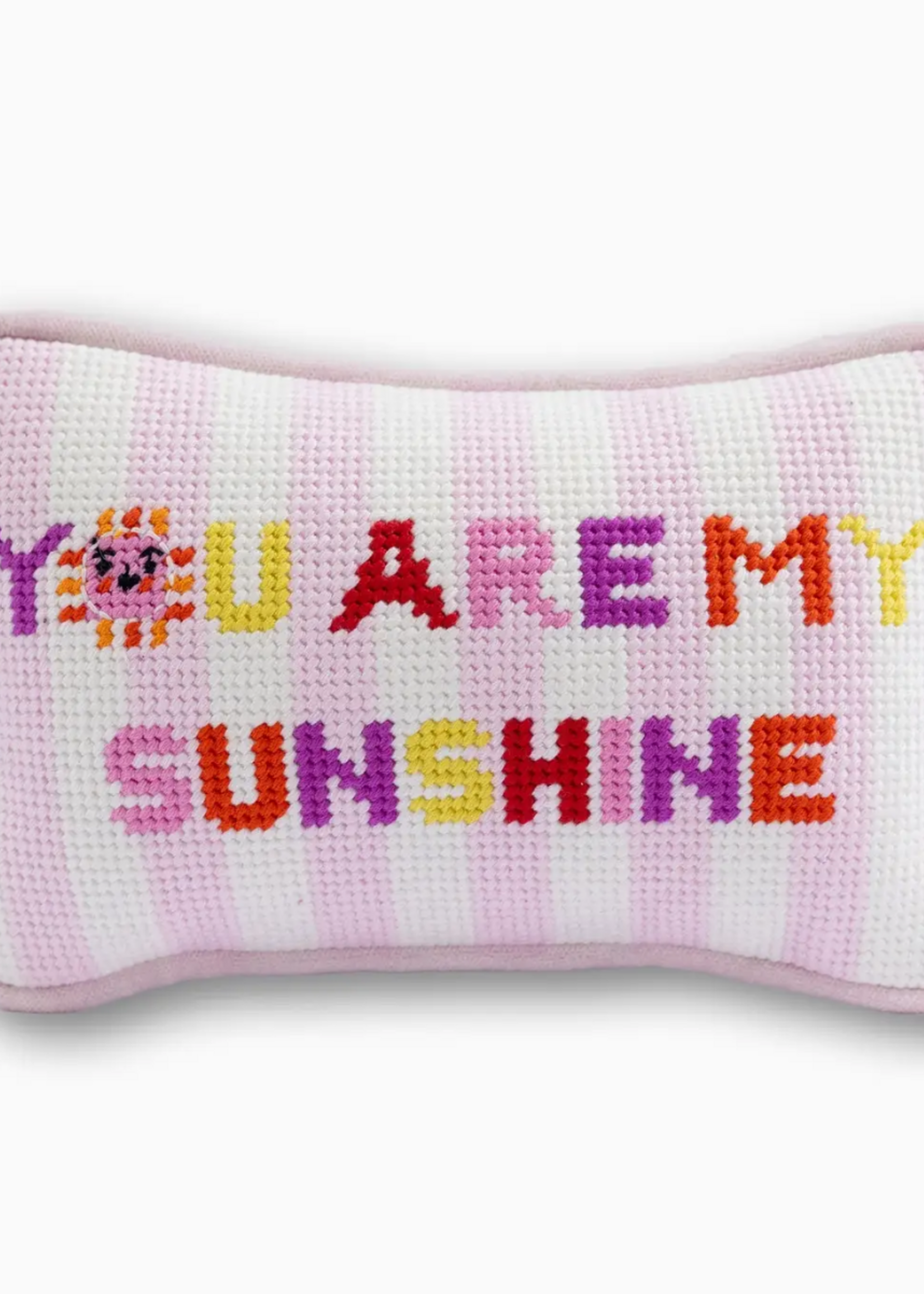 Furbish Studio You Are My Sunshine Mini Needlepoint Pillow