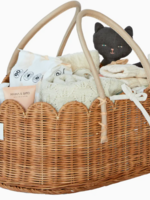 Bebe Bask Poppy Diaper Caddy Mocca