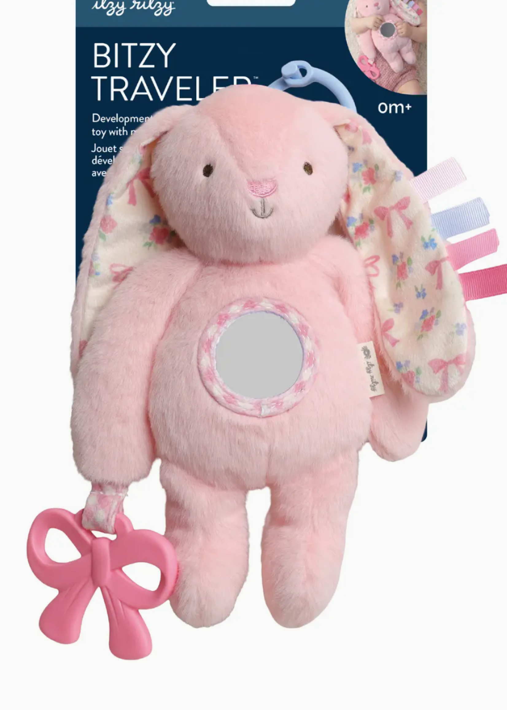 Itzy Ritzy Pink Bunny Bitzy Traveler™