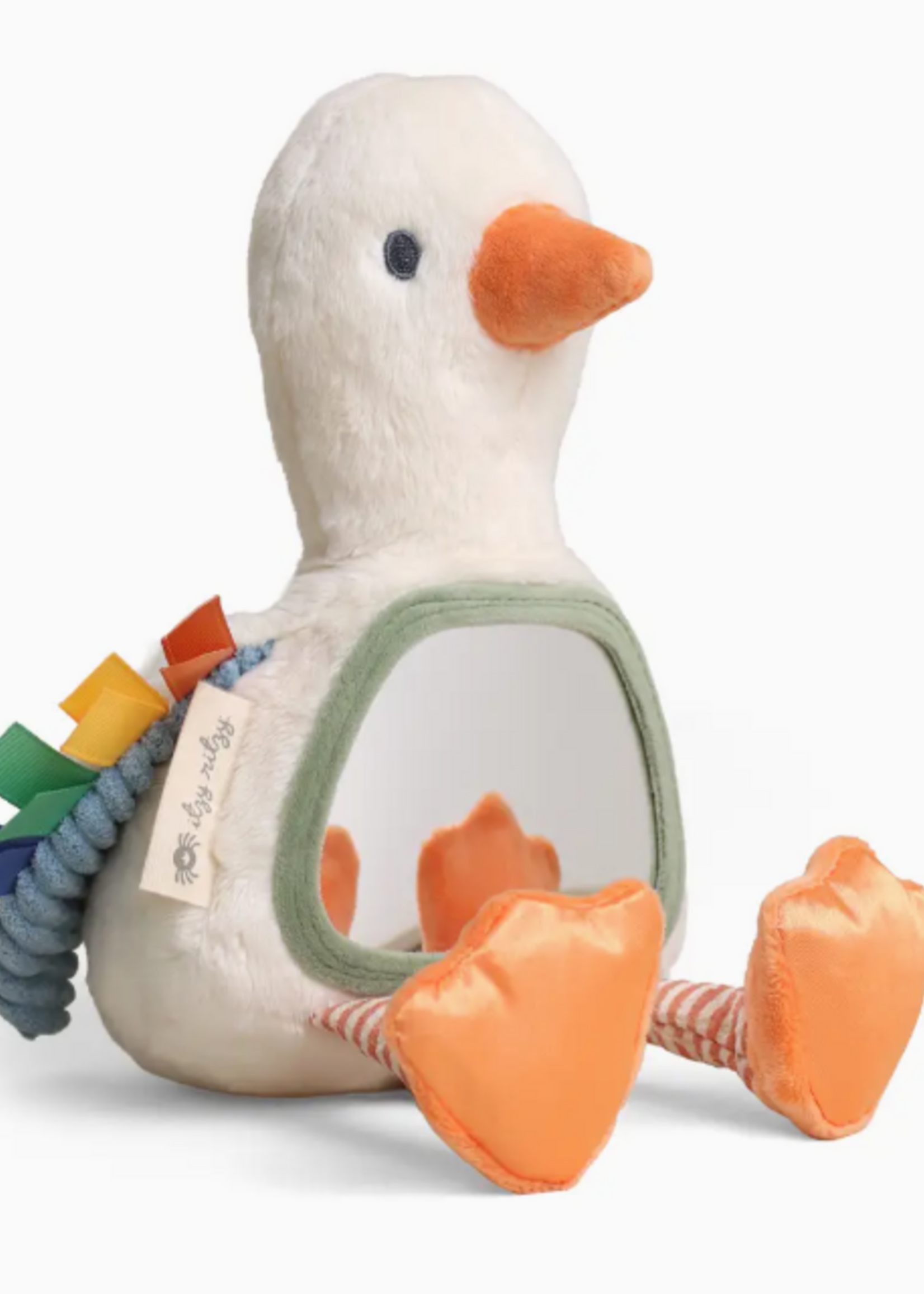 Itzy Ritzy Itzy Bitzy Mirror™ Sensory Tummy Time Mirror - Goose
